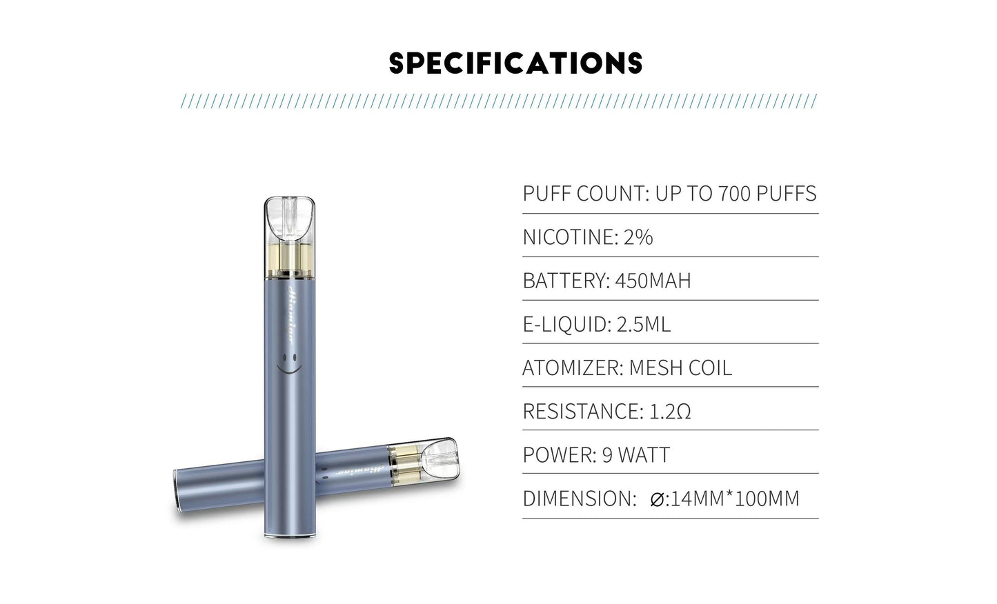HIAMIGO 700 PUFFS