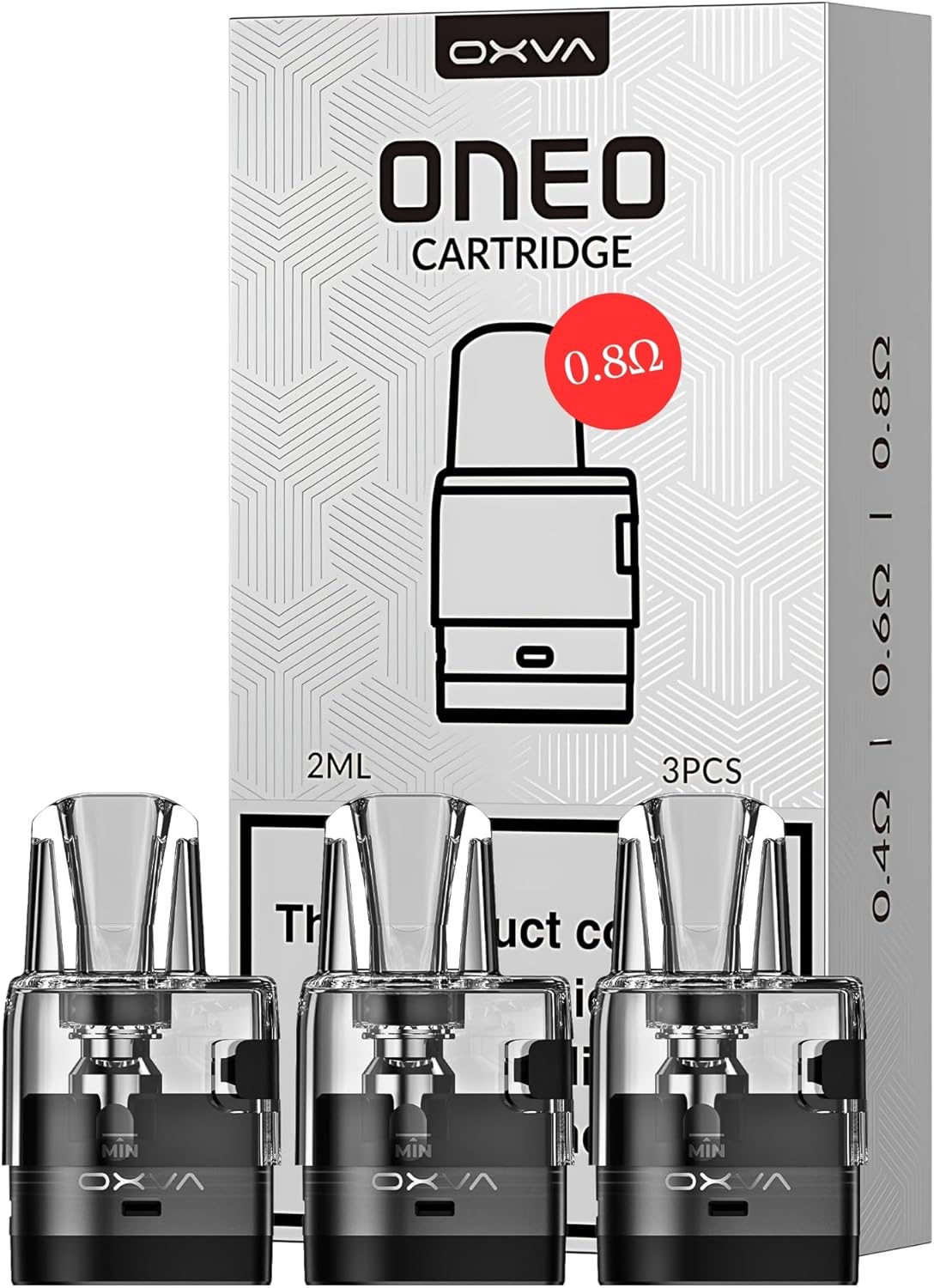 CARTRIDGE OXVA ONEO 0.4Ω 0.6Ω 0.8Ω ( 3 PODS )