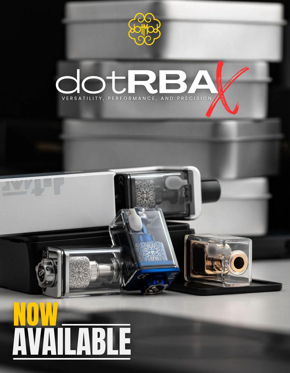 Dotmax Rba dotmod - dotRBA X - RBA for Boro Tank and dotAIO – BlackBirdVape