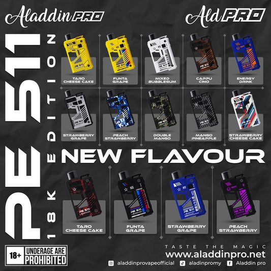 STARTER KIT ALADDIN PRO PE 511 18000 PUFFS