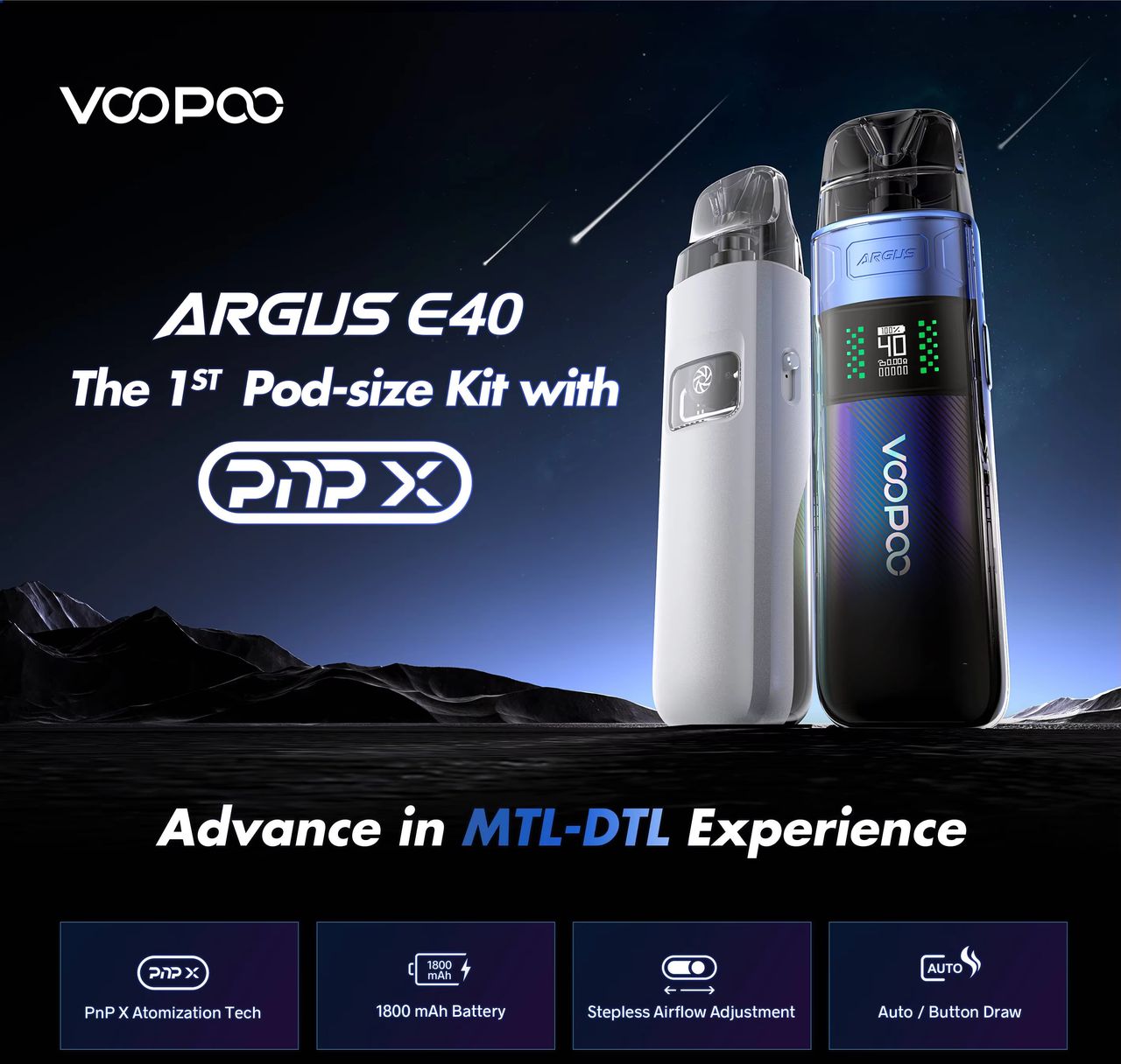 DEVICE KIT ARGUS E40 by VOOPOO
