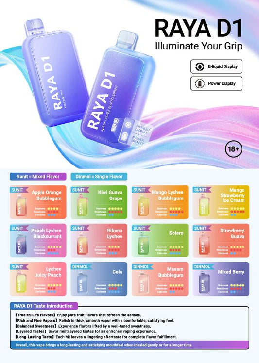 RAYA D1 13000 PUFFS