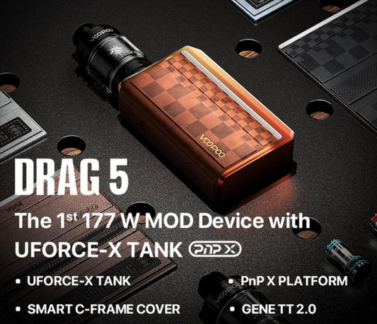 DEVICE KIT DRAG 5 by VOOPOO ( WITHOUT BATTERY )