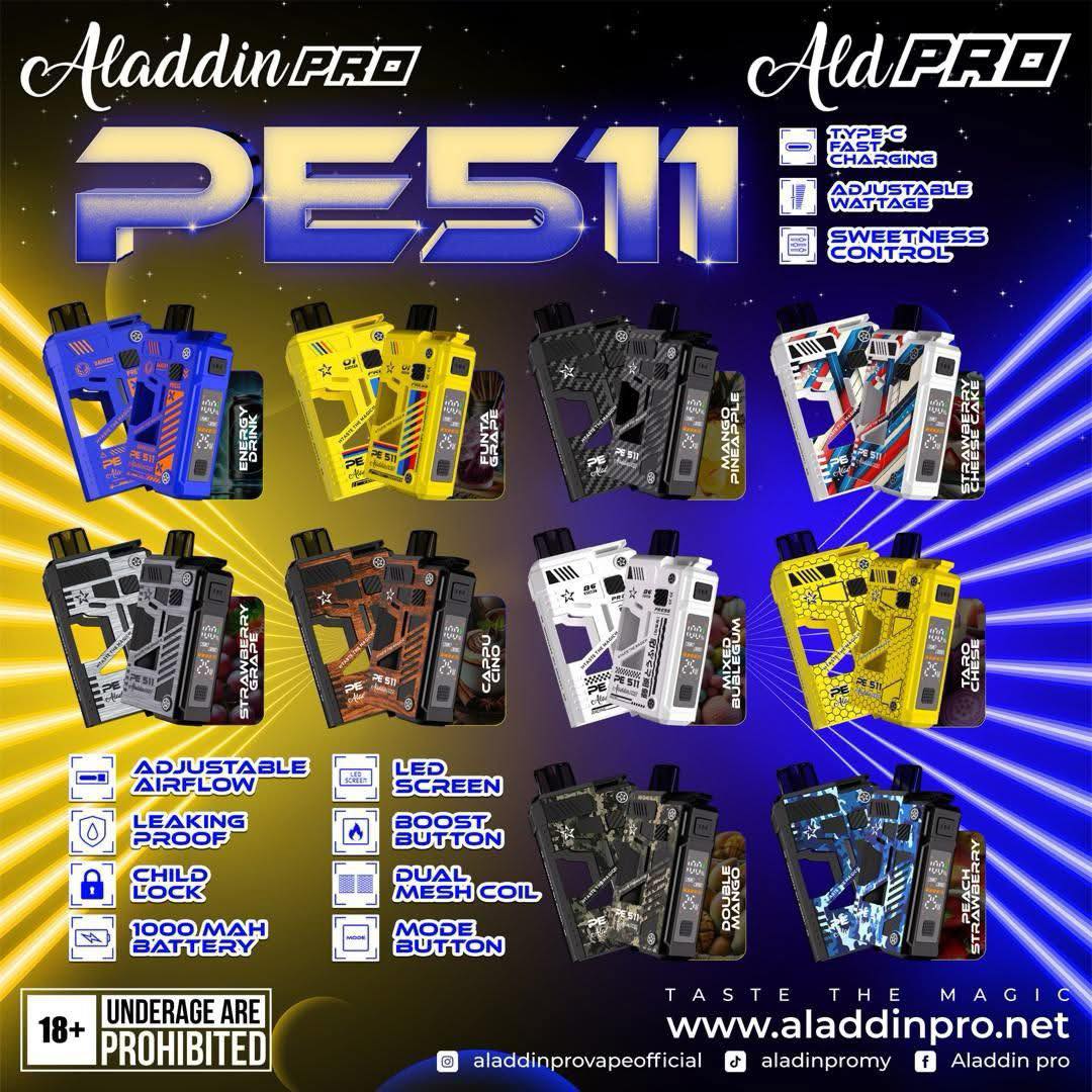 STARTER KIT ALADDIN PRO PE 511 18000 PUFFS