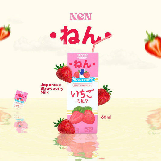 FREEBASE NEN JAPANESE STRAWBERRY MILK V1 60ML