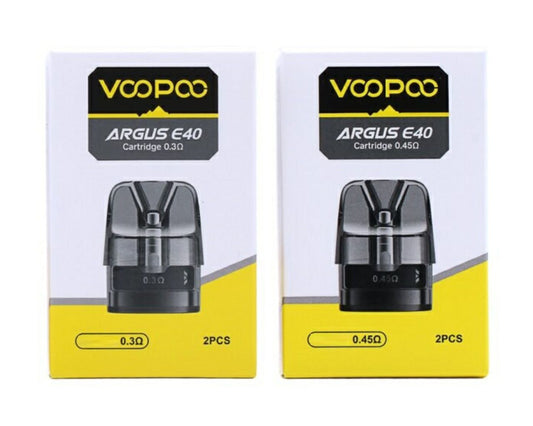 CARTRIDGE VOOPOO ARGUS E40 0.30Ω 0.45Ω 0.60Ω ( 2 PODS )