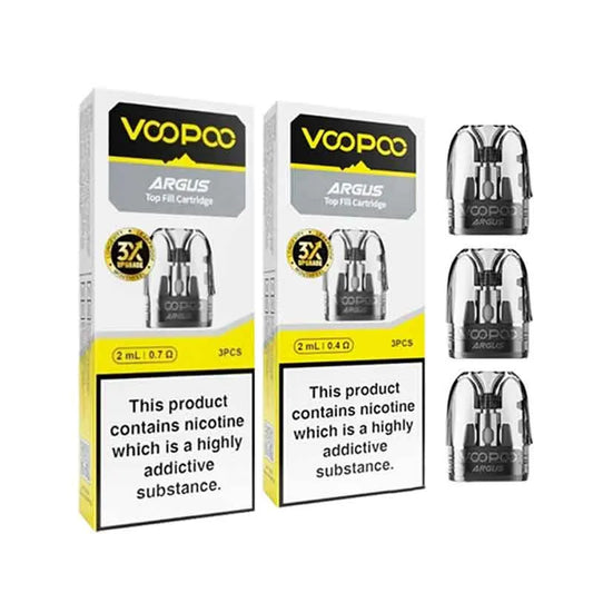 CARTRIDGE VOOPOO ARGUS G / G2 / P1S / P2 0.40Ω 0.70Ω 1.0Ω 3ML ( 3 PODS )