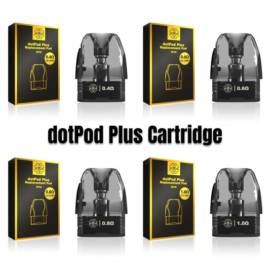CARTRIDGE DOTPOD PLUS 3ML ( 2 PODS ) 0.4Ω 0.6Ω 0.8Ω 1.0Ω
