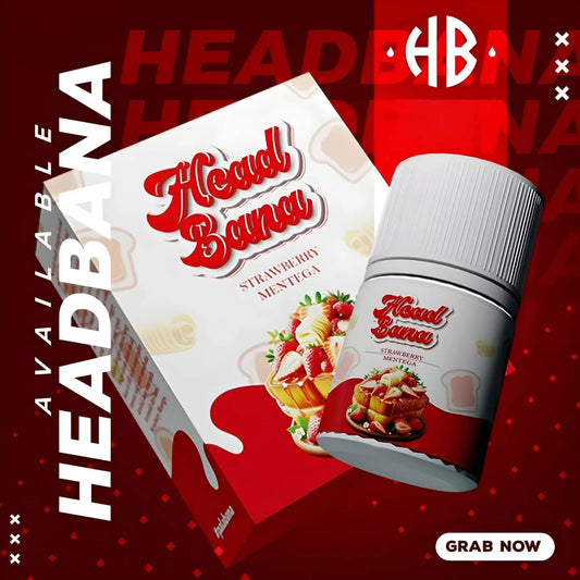 FREEBASE STRAWBERRY MENTEGA 60ML by HEAD BANA