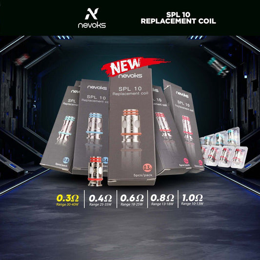 OCC NEVOKS SPL 10 REPLACEMENT COIL 0.3Ω 0.4Ω 0.6Ω 0.8Ω 1.0Ω ( 5 PCS )