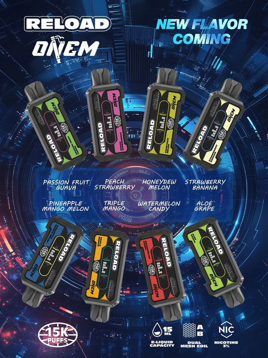 CARTRIDGE POD ONEM RELOAD 15000 PUFFS