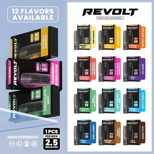CARTRIDGE REVOLT 2.5ML BY VOLTBAR