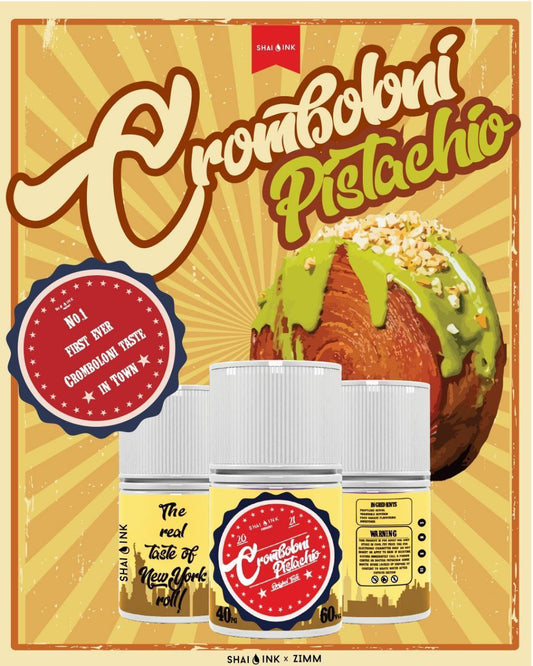 FREEBASE CROMBOLONI PISTACHIO 60ML BY SHAI INK