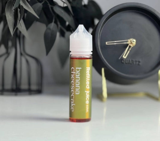 FREEBASE BANANA CHEESECAKE 60ML by REFILLED JUICE